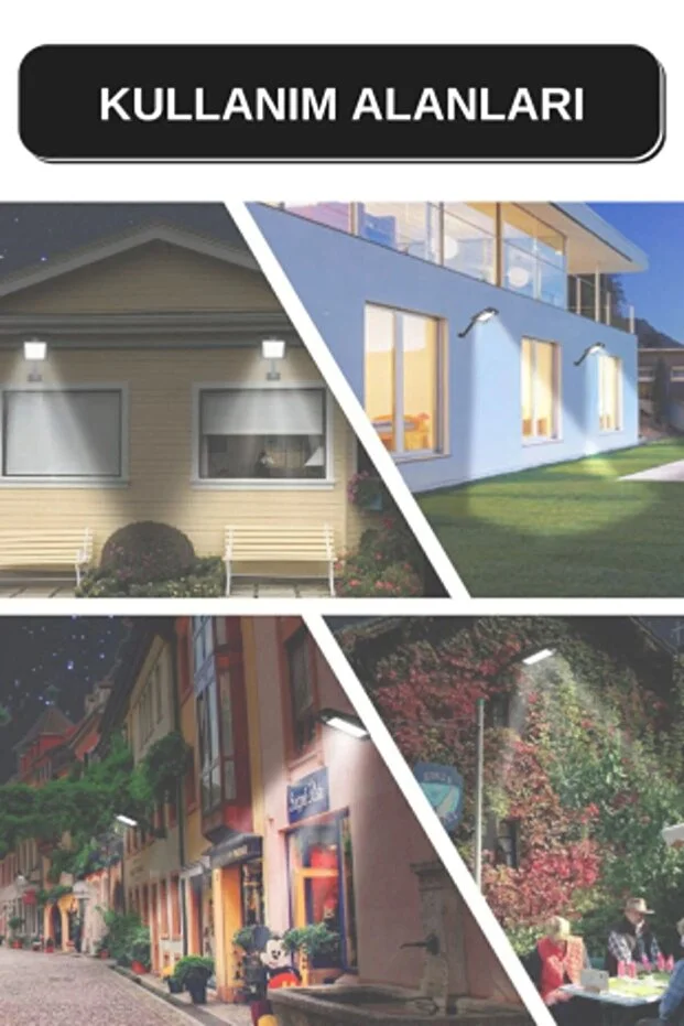 Solar Güneş Enerjili Led Bahçe Aydınlatması 120 Ledli 3 Modlu Hareket Sensörlü Solar Güneş Enerjili Led Bahçe Aydınlatması 120 Ledli 3 Modlu Hareket Sensörlü